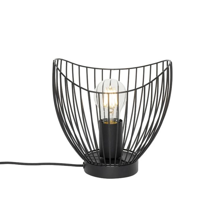 Modern table lamp black