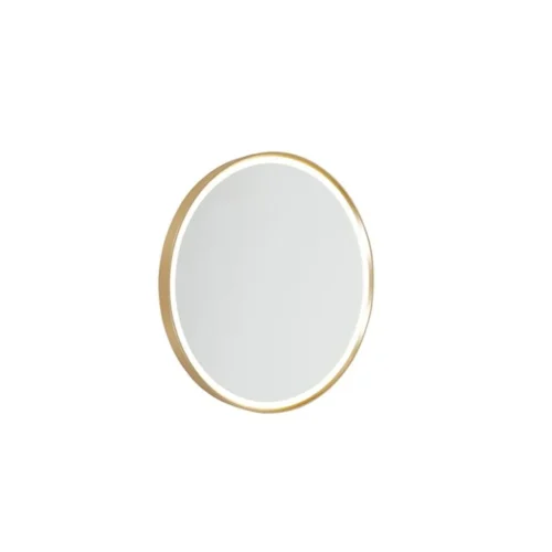 Modern wall lamp gold incl. LED IP44 with mirror