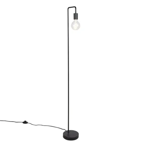 Modern black floor lamp