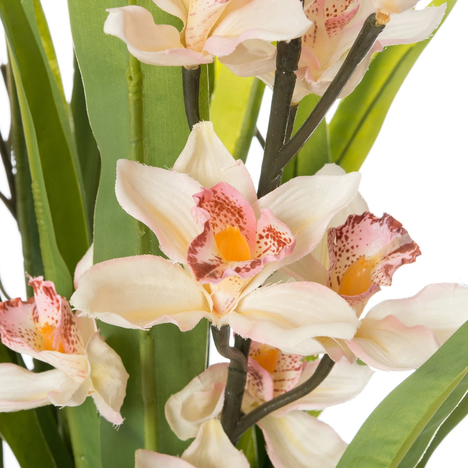 Intratuin Kunstplant Cymbidium 110 Cm Roze 2 Intratuin Kunstplant Cymbidium 110 Cm Roze - Afbeelding 2