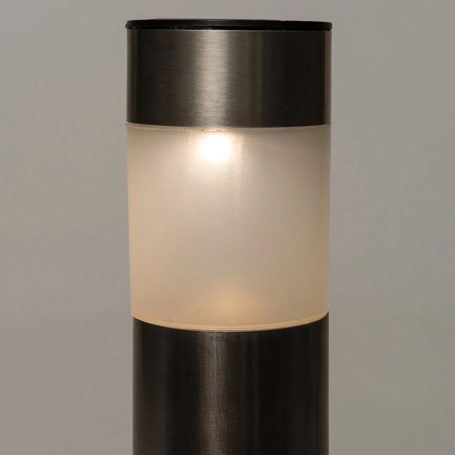 Intratuin LED Solar Tuinverlichting Zilver D 6 H 38 Cm 2 Intratuin LED Solar Tuinverlichting Zilver D 6 H 38 Cm - Afbeelding 2