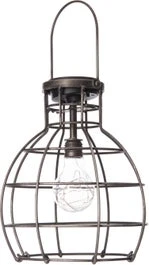 Intratuin LED Solar Hanglamp D 20 H 24,5 Cm Antiek Zilver