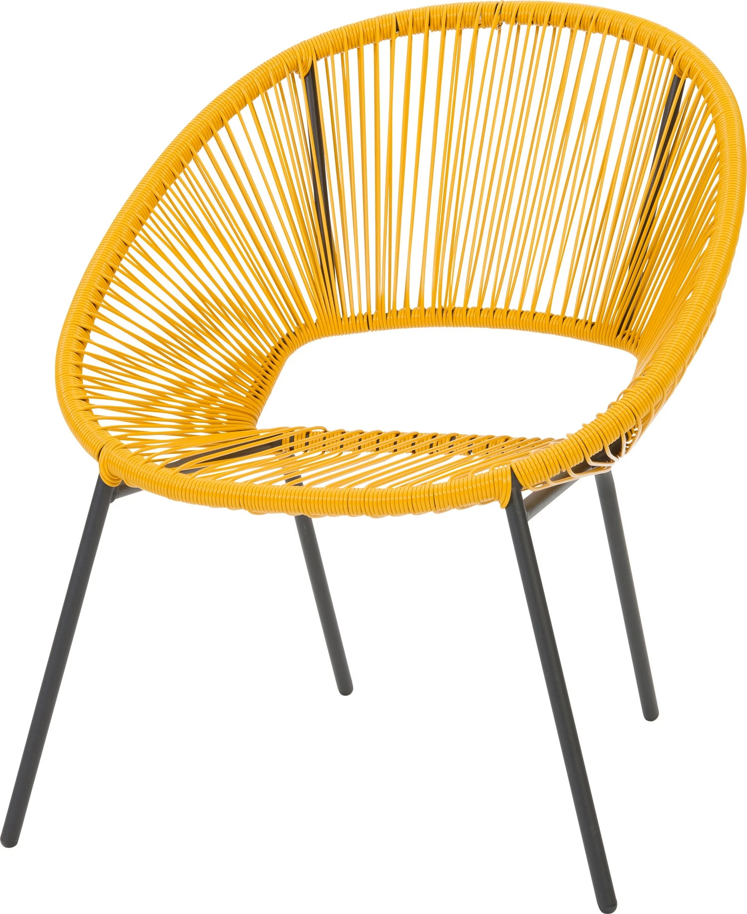 Intratuin Draadstoel Tess Geel 1 Intratuin Draadstoel Tess Geel
