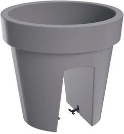 Intratuin Balkonbak Railing Grijs D 24,5 H 22,5 Cm 1 Intratuin Balkonbak Railing Grijs D 24,5 H 22,5 Cm