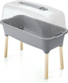 Intratuin Kweekbak Op Poten Grijs 77 X 38 X 79,5 Cm