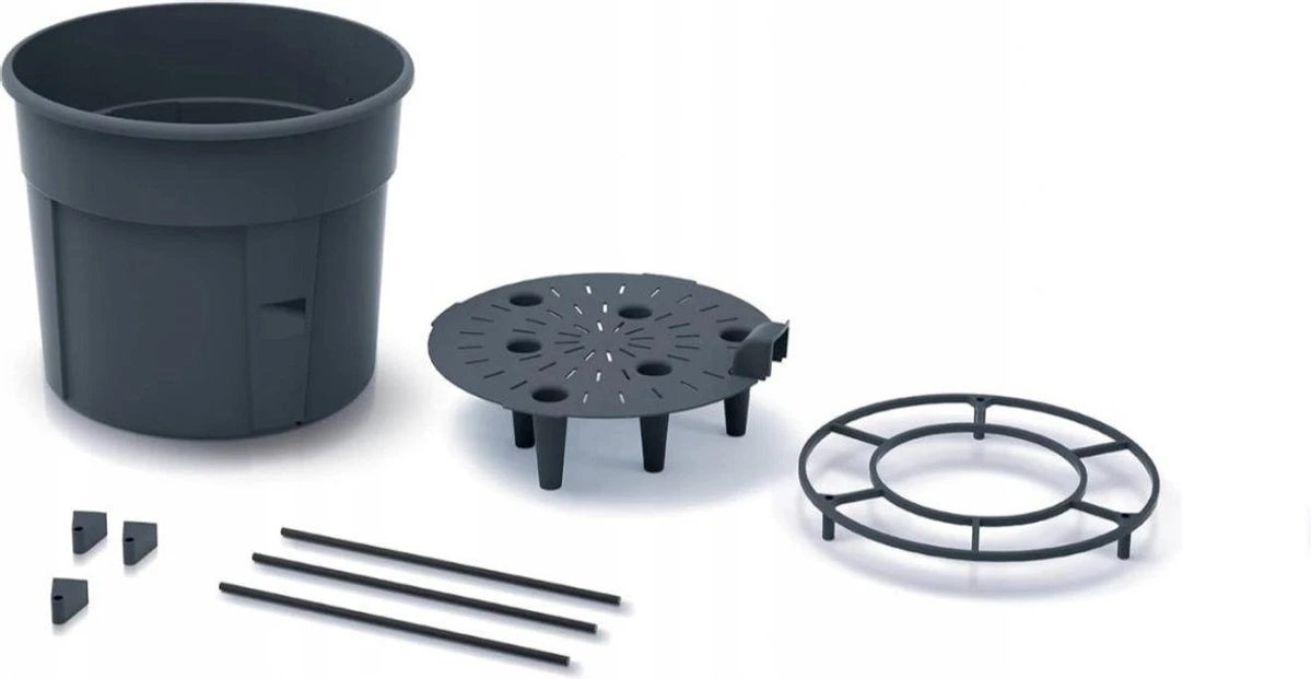 Intratuin Groeitoren Tomaten Antraciet 39 X 31,5 X 153 Cm 2 Intratuin Groeitoren Tomaten Antraciet 39 X 31,5 X 153 Cm - Afbeelding 2