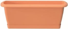 Intratuin Balkonbak Compleet Terracotta 39,7 X 19 X 14 Cm