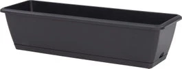 Intratuin Balkonbak Antraciet 59,3 X 19 X 14 Cm