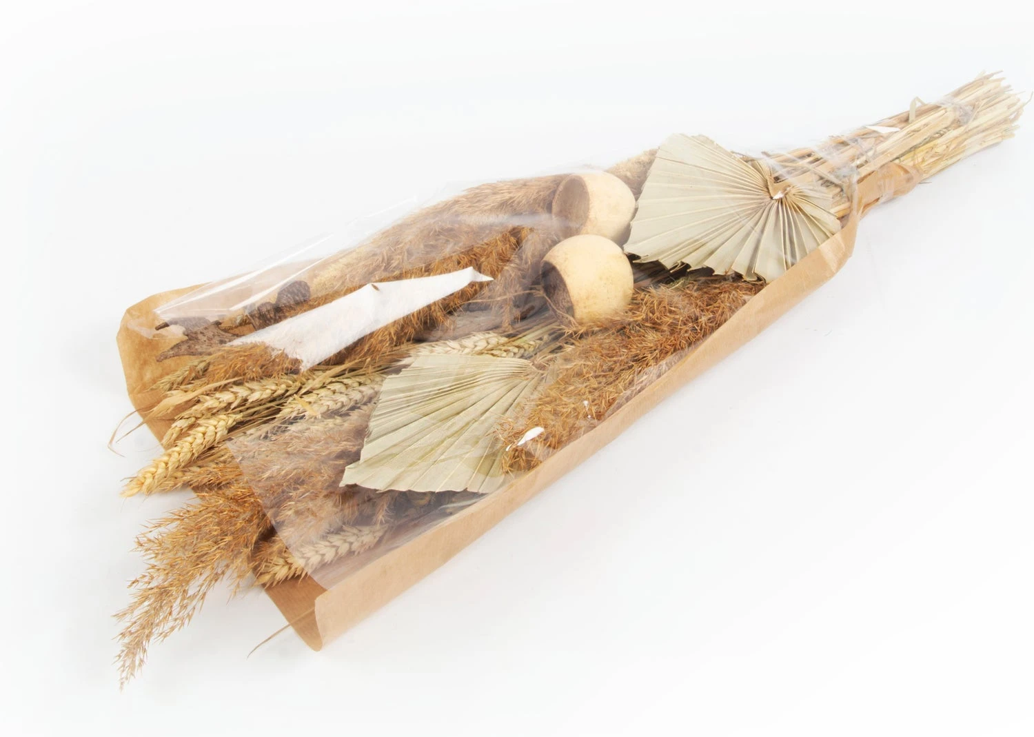 Droogbloemen Veldboeket Naturel H 65 Cm 2 Droogbloemen Veldboeket Naturel H 65 Cm - Afbeelding 2