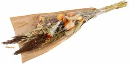 Droogbloemen Veldboeket Susan Oranje H 60 Cm