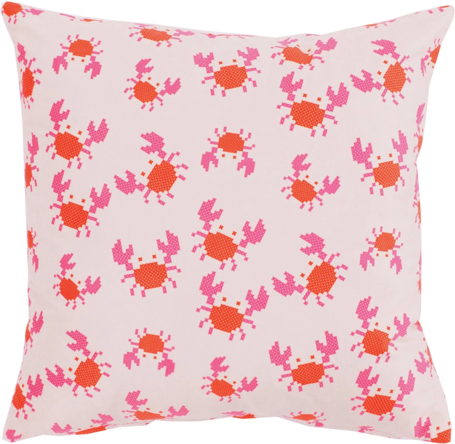 Sierkussen Dinn Wit / Roze 45 X 45 Cm 1 Sierkussen Dinn Wit / Roze 45 X 45 Cm