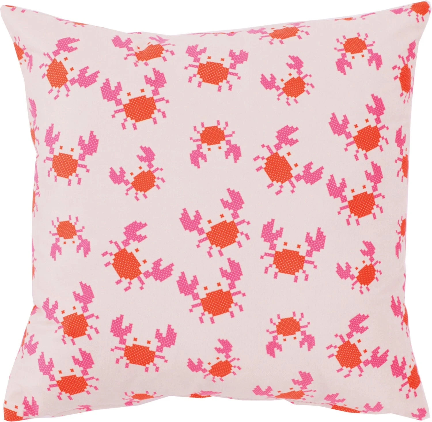 Sierkussen Dinn Wit / Roze 45 X 45 Cm 2 Sierkussen Dinn Wit / Roze 45 X 45 Cm - Afbeelding 2