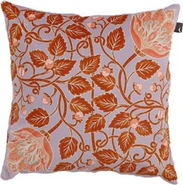 Intratuin Sierkussen Floran Paars / Oranje 45 X 45 Cm