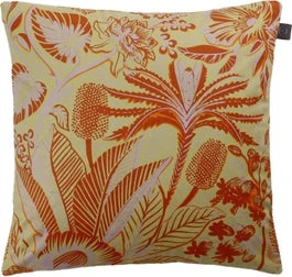 Intratuin Sierkussen Vera Oranje / Geel 45 X 45 Cm 1 Intratuin Sierkussen Vera Oranje / Geel 45 X 45 Cm