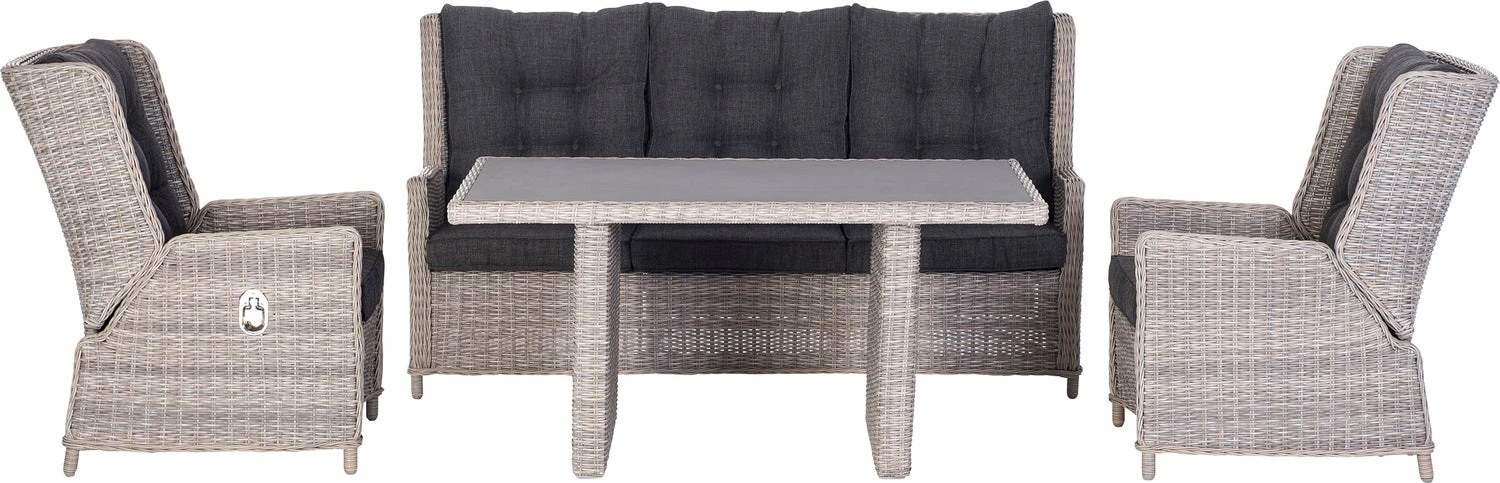 Intratuin 3-zits Loungebank Sanur Beige 6 Intratuin 3-zits Loungebank Sanur Beige - Afbeelding 6