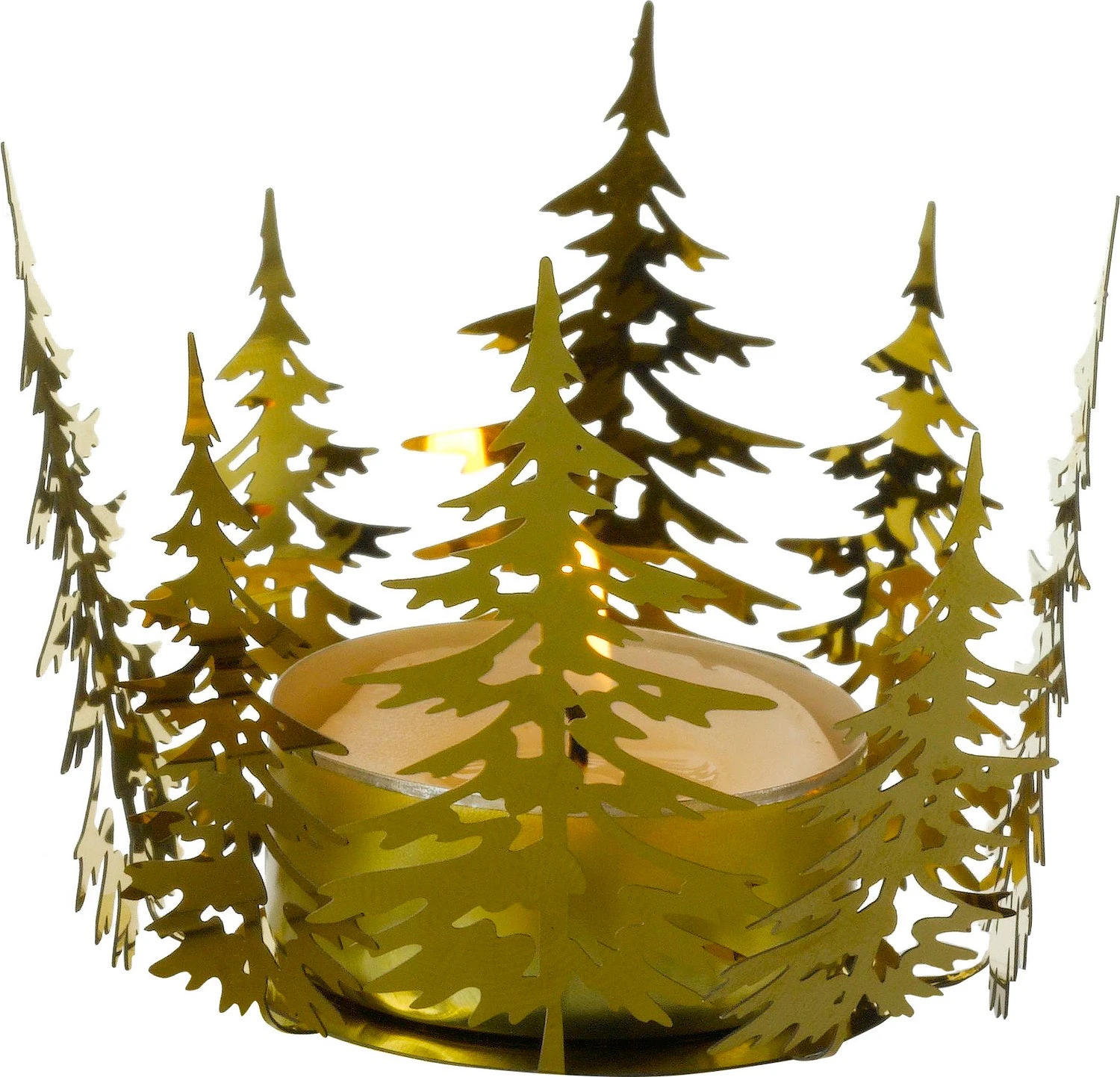 Intratuin Waxinelichthouder Kerstboom Goud D 16,5 Cm 2 Intratuin Waxinelichthouder Kerstboom Goud D 16,5 Cm - Afbeelding 2