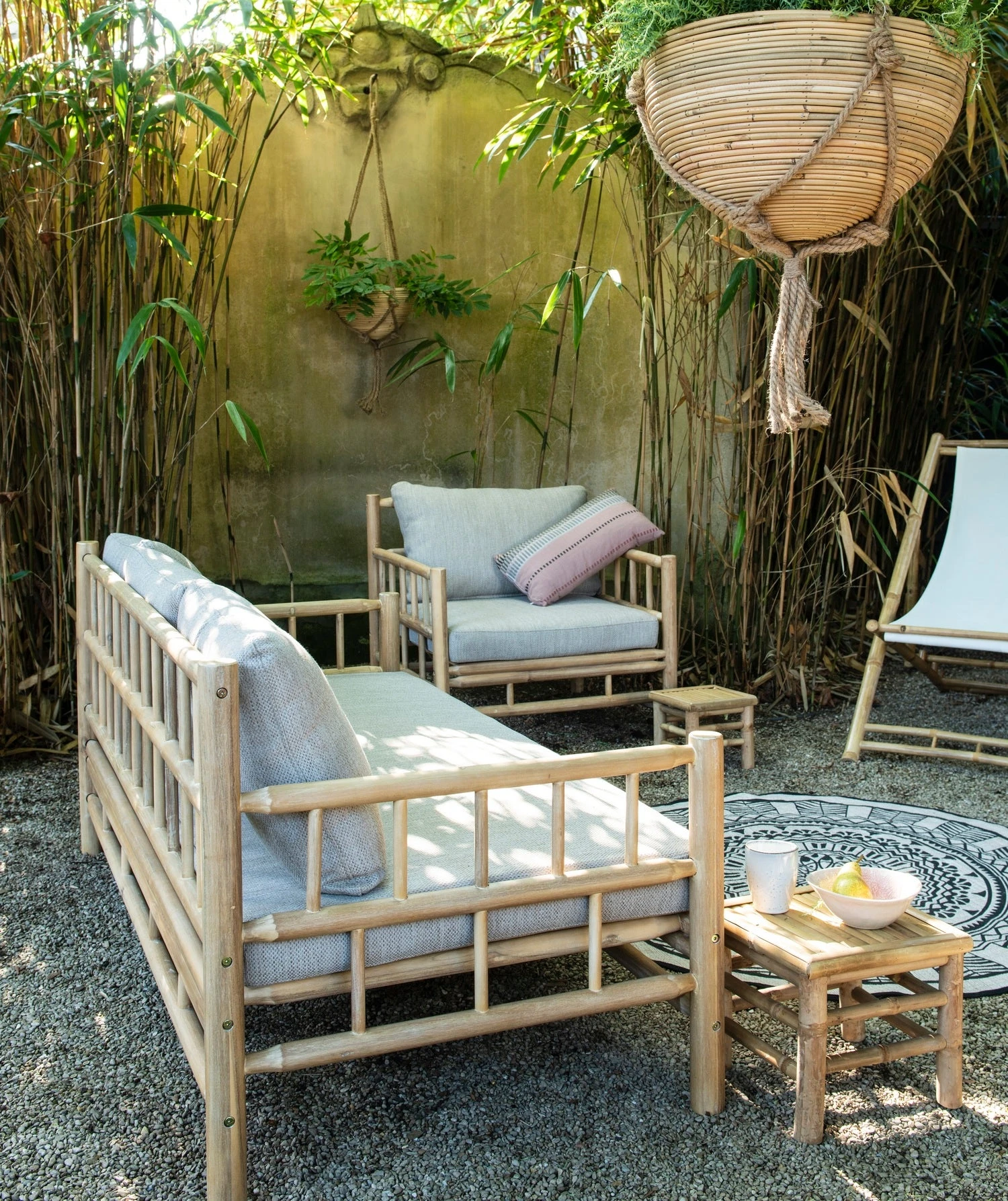 Intratuin 3-zits Loungebank Jim Naturel 7 Intratuin 3-zits Loungebank Jim Naturel - Afbeelding 7