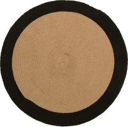 Intratuin Vloerkleed Lenny Zwart D 90 Cm 1 Intratuin Vloerkleed Lenny Zwart D 90 Cm