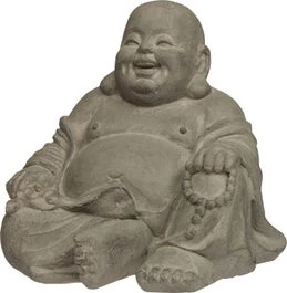 Intratuin Tuinbeeld Boeddha Grijs 26 X 30 X 26 Cm 1 Intratuin Tuinbeeld Boeddha Grijs 26 X 30 X 26 Cm