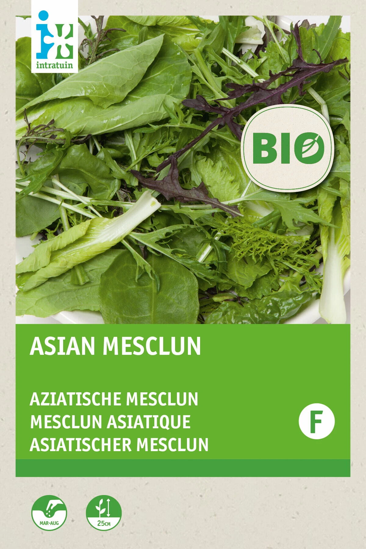 Biologische Intratuin Groentezaad Aziatische Mesclun 1 Biologische Intratuin Groentezaad Aziatische Mesclun