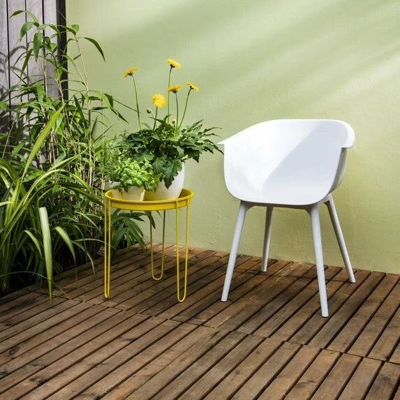 Intratuin Kuipstoel Bo Wit 4 Intratuin Kuipstoel Bo Wit - Afbeelding 4