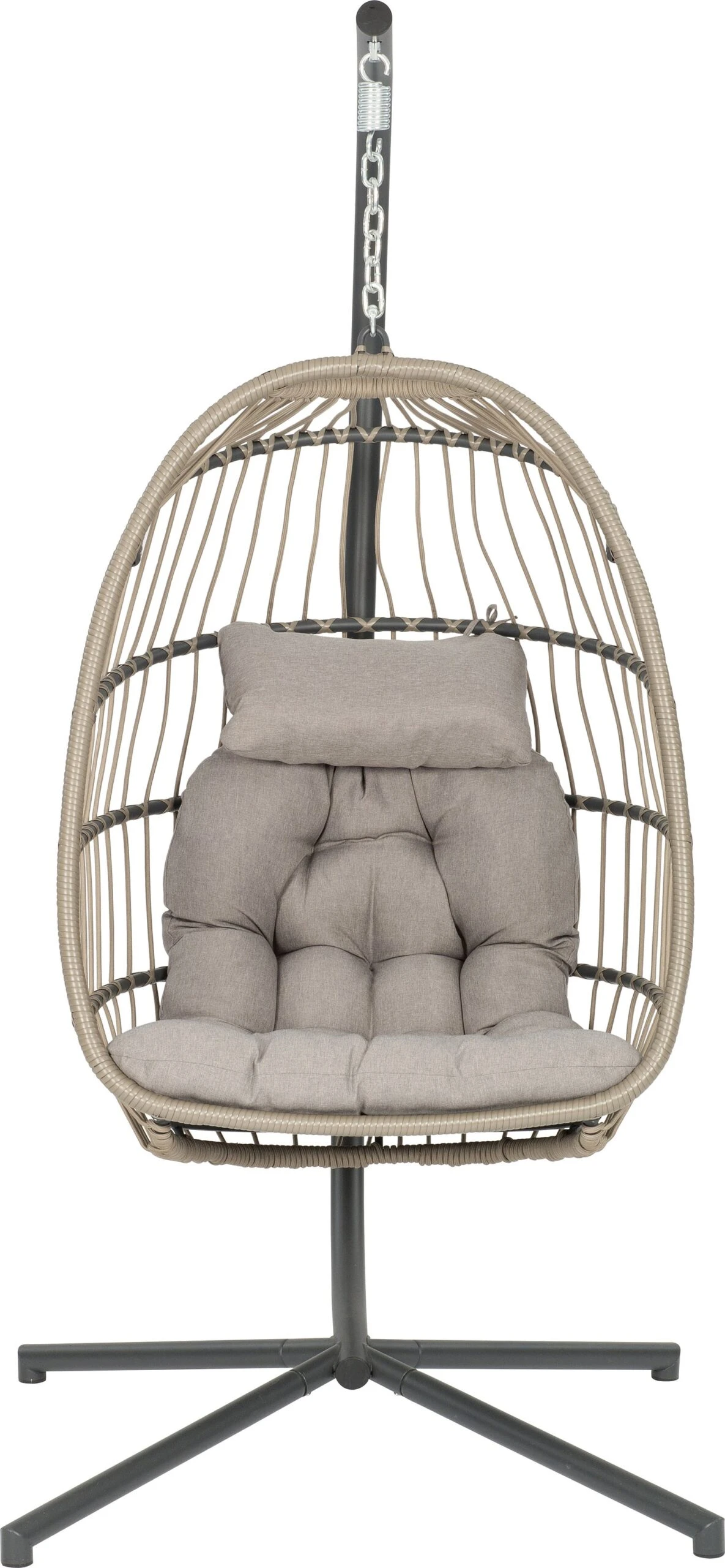 Intratuin Inklapbare Hangstoel Pax Grijs 2 Intratuin Inklapbare Hangstoel Pax Grijs - Afbeelding 2