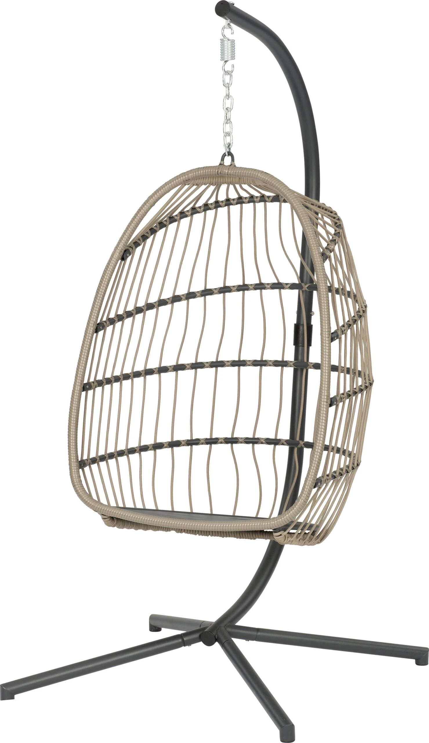 Intratuin Inklapbare Hangstoel Pax Grijs 4 Intratuin Inklapbare Hangstoel Pax Grijs - Afbeelding 4