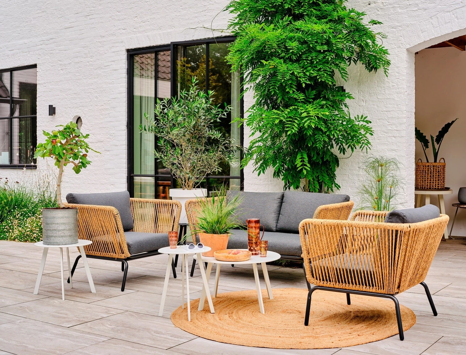 Intratuin Loungestoel Iris Naturel 4 Intratuin Loungestoel Iris Naturel - Afbeelding 4