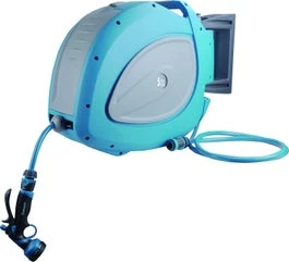 Intratuin Wandslangbox Blauw / Grijs 30 M 1 Intratuin Wandslangbox Blauw / Grijs 30 M