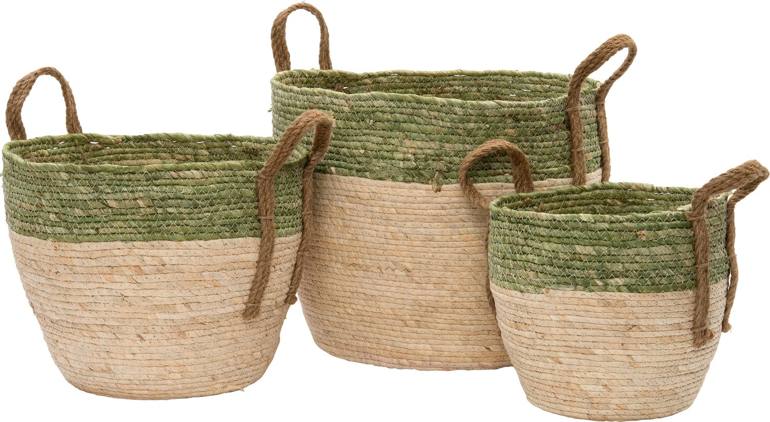 Intratuin Plantenmand Liv Groen / Naturel D 32 H 28 Cm 2 Intratuin Plantenmand Liv Groen / Naturel D 32 H 28 Cm - Afbeelding 2