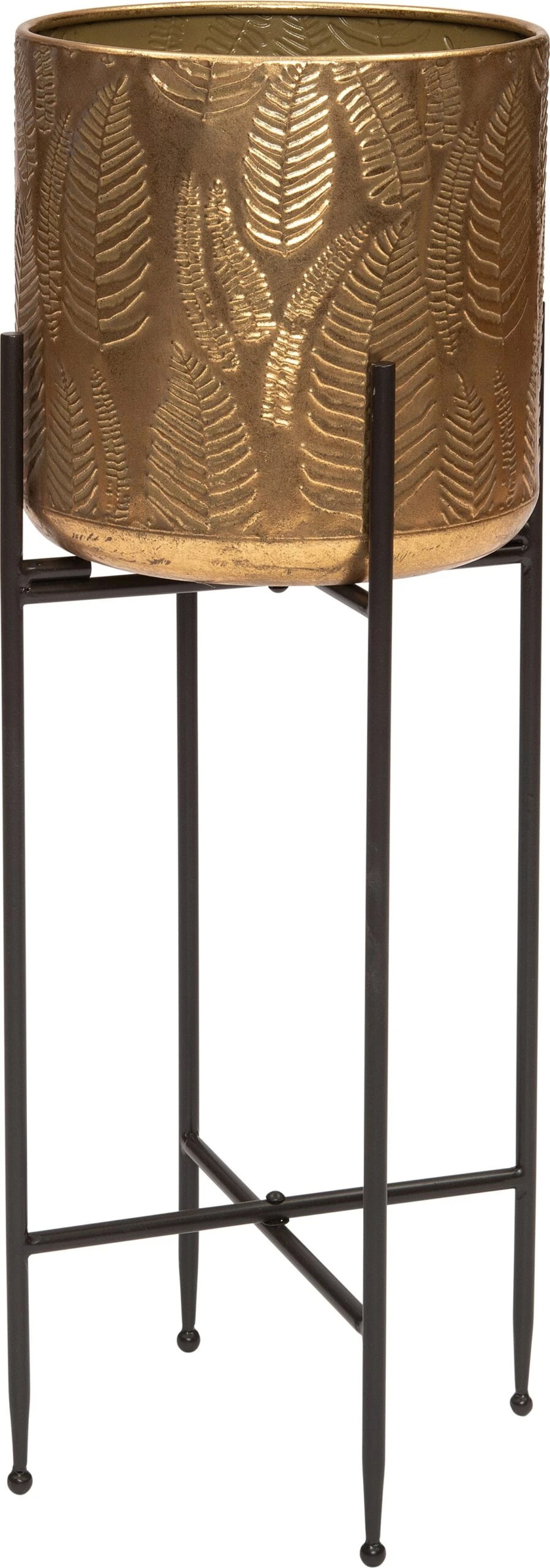 Intratuin Bloempot Op Poten Vita Goud D 23 H 65,5 Cm 1 Intratuin Bloempot Op Poten Vita Goud D 23 H 65,5 Cm