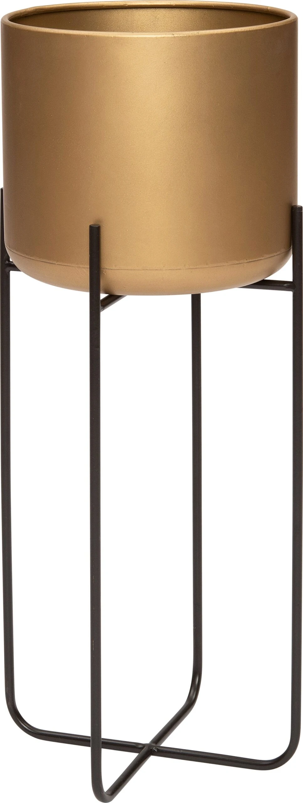 Intratuin Bloempot Op Voet Kensi Goud D 23 H 60 Cm 1 Intratuin Bloempot Op Voet Kensi Goud D 23 H 60 Cm