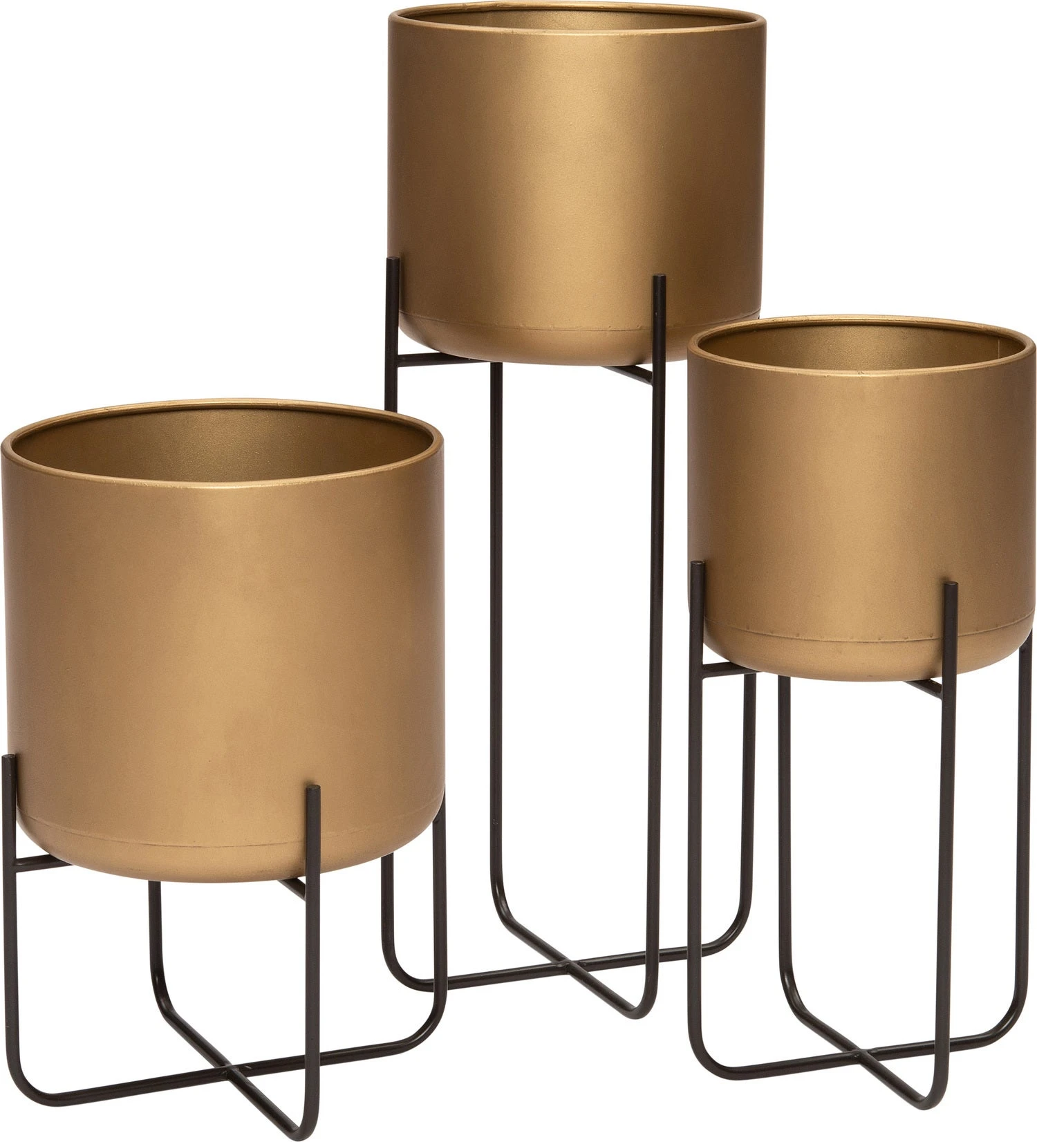 Intratuin Bloempot Op Voet Kensi Goud D 23 H 60 Cm 2 Intratuin Bloempot Op Voet Kensi Goud D 23 H 60 Cm - Afbeelding 2