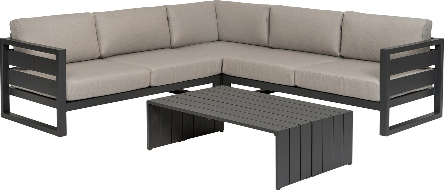 Intratuin 4-zits Loungeset Met Loungetafel Norma Antraciet 2 Intratuin 4-zits Loungeset Met Loungetafel Norma Antraciet - Afbeelding 2