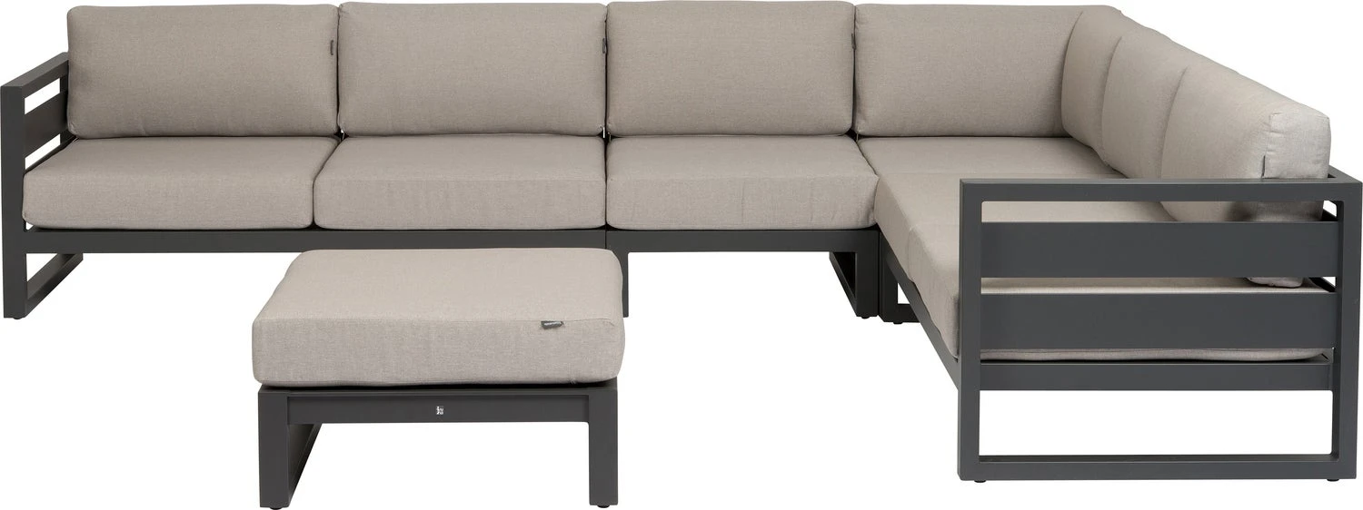 Intratuin 4-zits Loungeset Met Hocker Norma Antraciet 7 Intratuin 4-zits Loungeset Met Hocker Norma Antraciet - Afbeelding 7