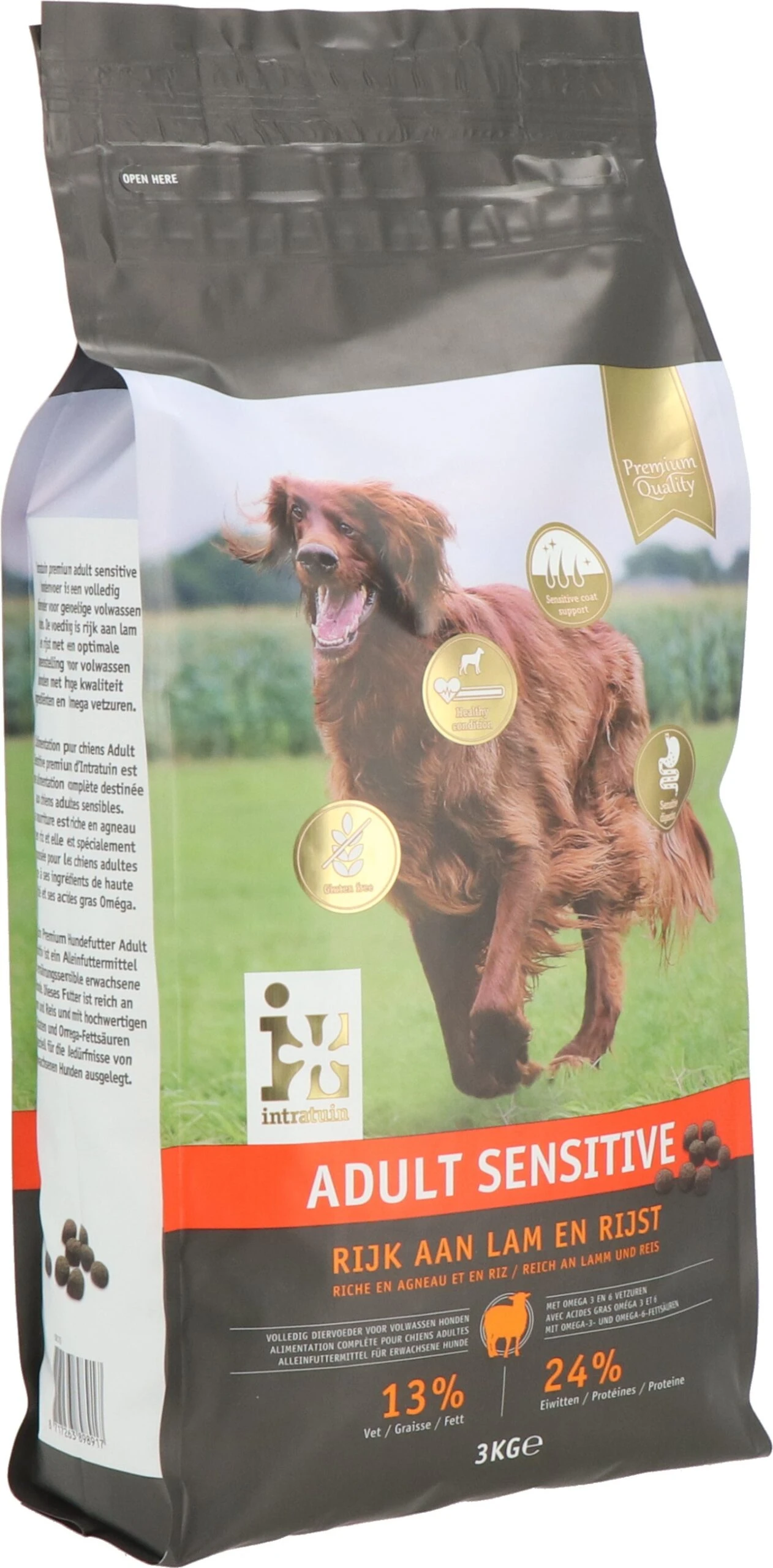 Intratuin Premium Hondenvoeding Adult Sensitive Lam 3 Kg 2 Intratuin Premium Hondenvoeding Adult Sensitive Lam 3 Kg - Afbeelding 2