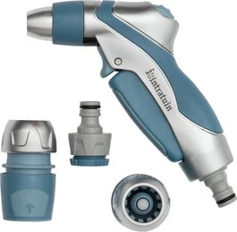 Intratuin Premium Spuitpistool Startset 4-delig Grijs/blauw 1 Intratuin Premium Spuitpistool Startset 4-delig Grijs/blauw