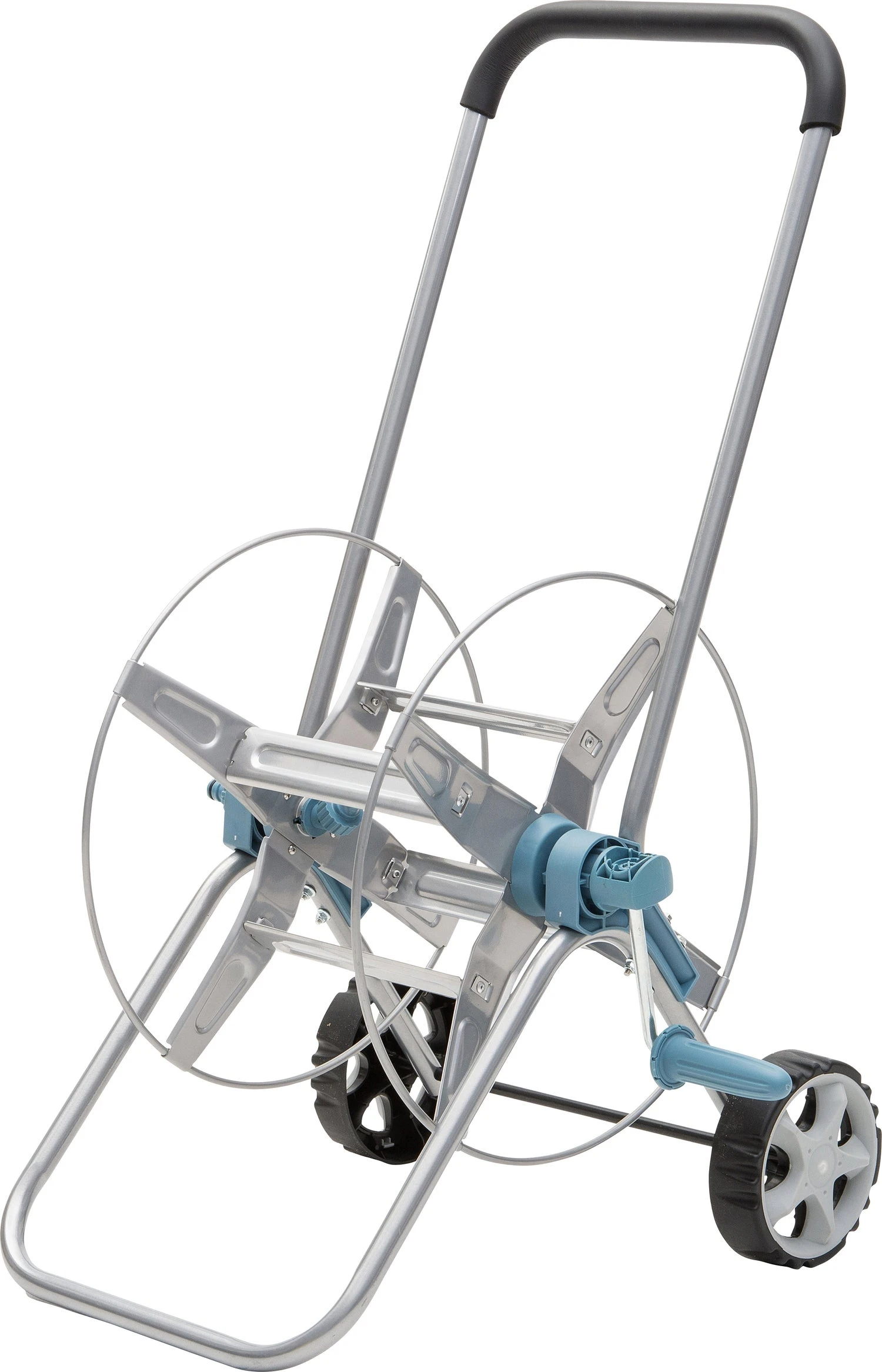 Intratuin Premium Slangenwagen Grijs / Blauw 1 Intratuin Premium Slangenwagen Grijs / Blauw