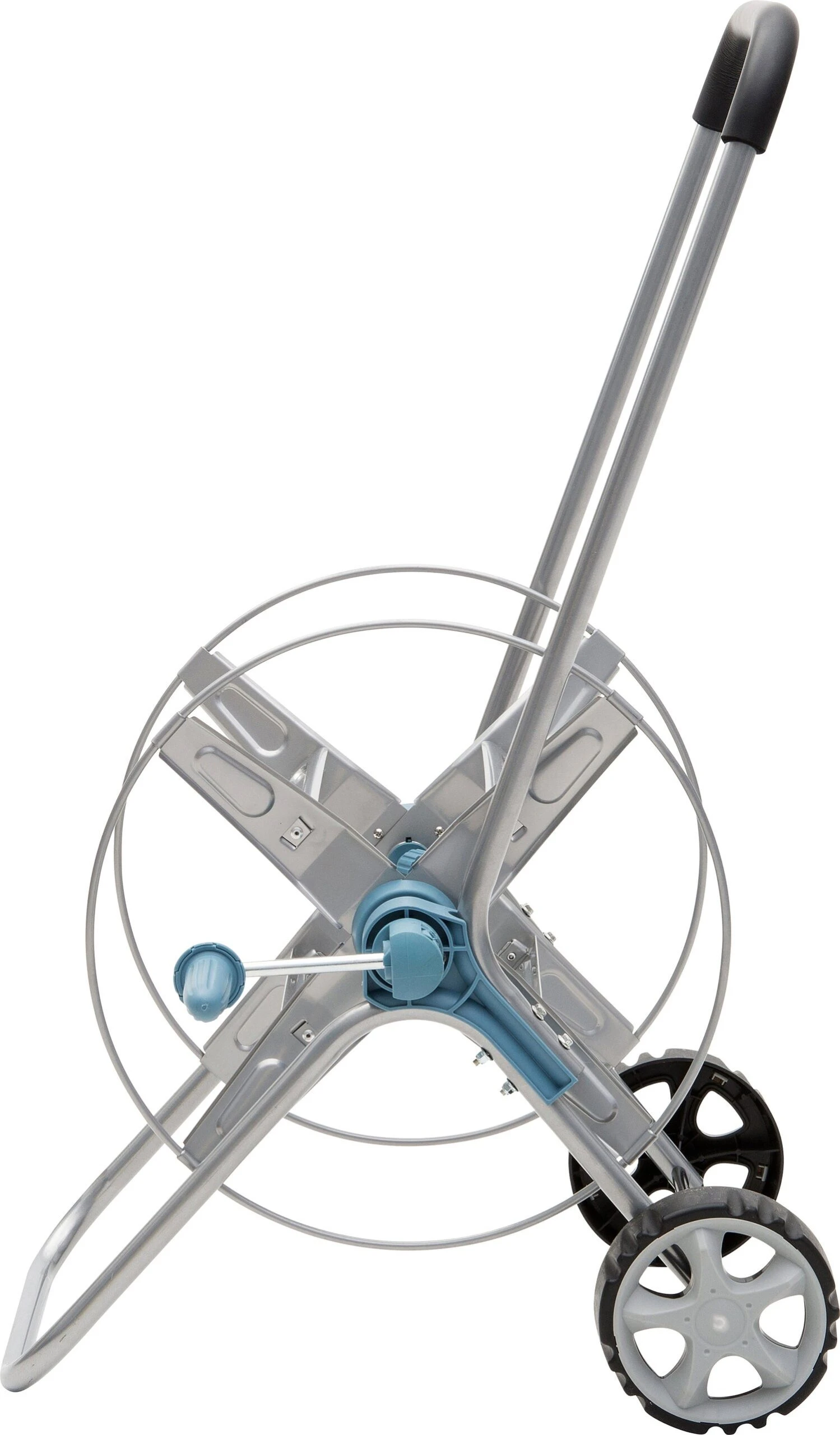 Intratuin Premium Slangenwagen Grijs / Blauw 2 Intratuin Premium Slangenwagen Grijs / Blauw - Afbeelding 2