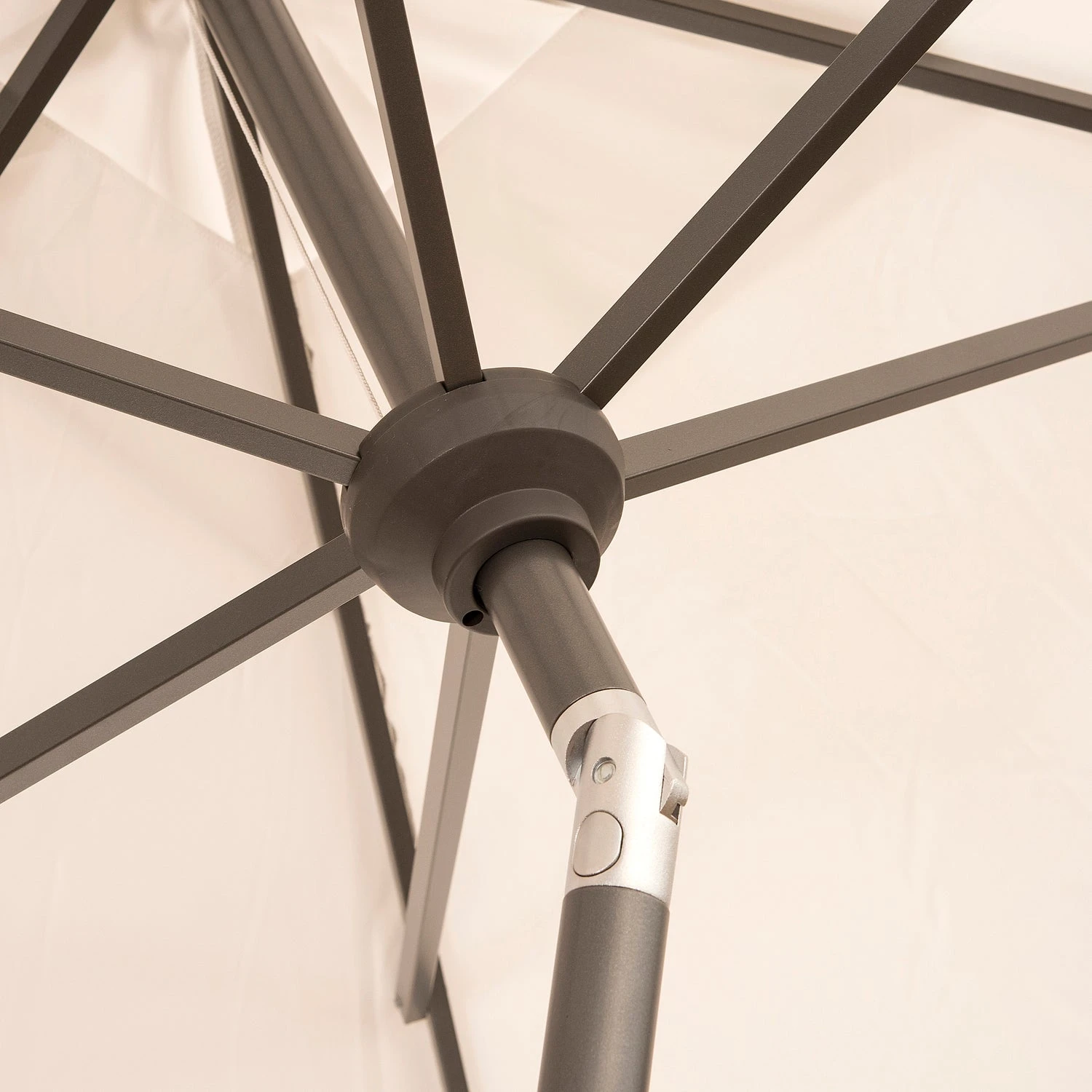 Intratuin Parasol Cadiz Wit 80+UV 300 X 200 Cm 2 Intratuin Parasol Cadiz Wit 80+UV 300 X 200 Cm - Afbeelding 2