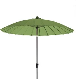 Intratuin Parasol Shanghai Groen 80+UV D 300 Cm 1 Intratuin Parasol Shanghai Groen 80+UV D 300 Cm