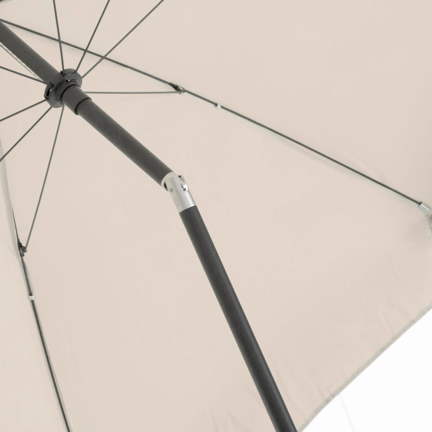 Intratuin Parasol Jamaica Taupe 80+UV D 230 Cm 2 Intratuin Parasol Jamaica Taupe 80+UV D 230 Cm - Afbeelding 2