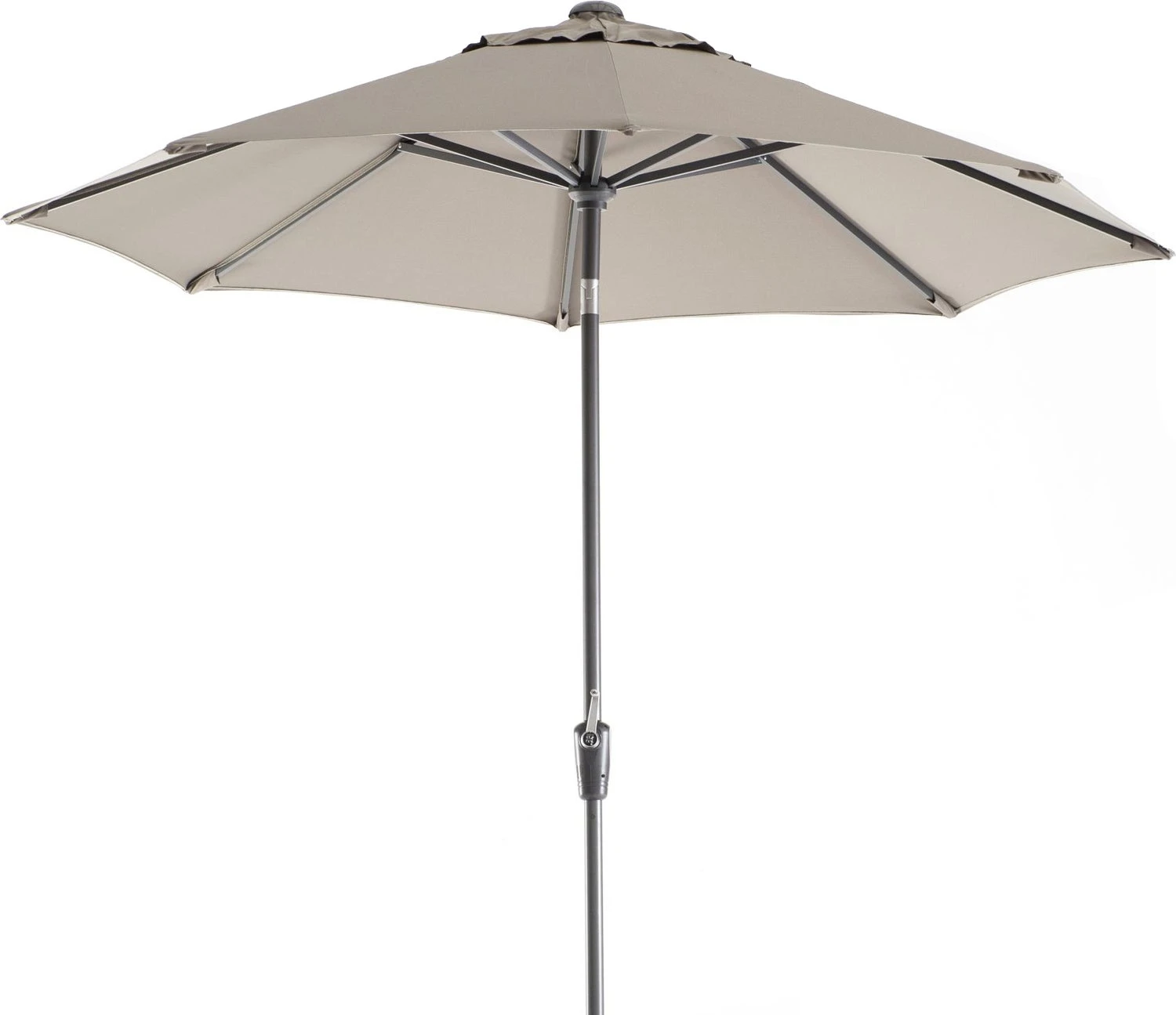 Intratuin Parasol Trinidad Taupe 80+UV D 250 Cm 1 Intratuin Parasol Trinidad Taupe 80+UV D 250 Cm