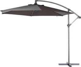 Intratuin Zweefparasol Milano Zwart 80+UV D 300 Cm 1 Intratuin Zweefparasol Milano Zwart 80+UV D 300 Cm