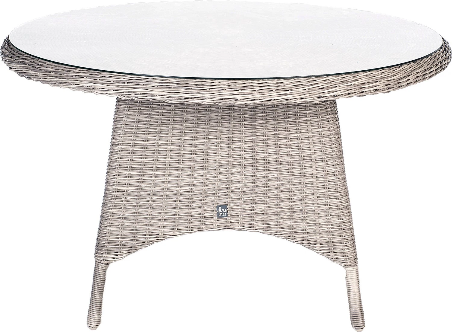 Intratuin Eettafel Lima Witgrijs D 125 H 76 Cm 2 Intratuin Eettafel Lima Witgrijs D 125 H 76 Cm - Afbeelding 2