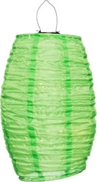 Intratuin LED Solar Lampion Groen D 30 H 50 Cm