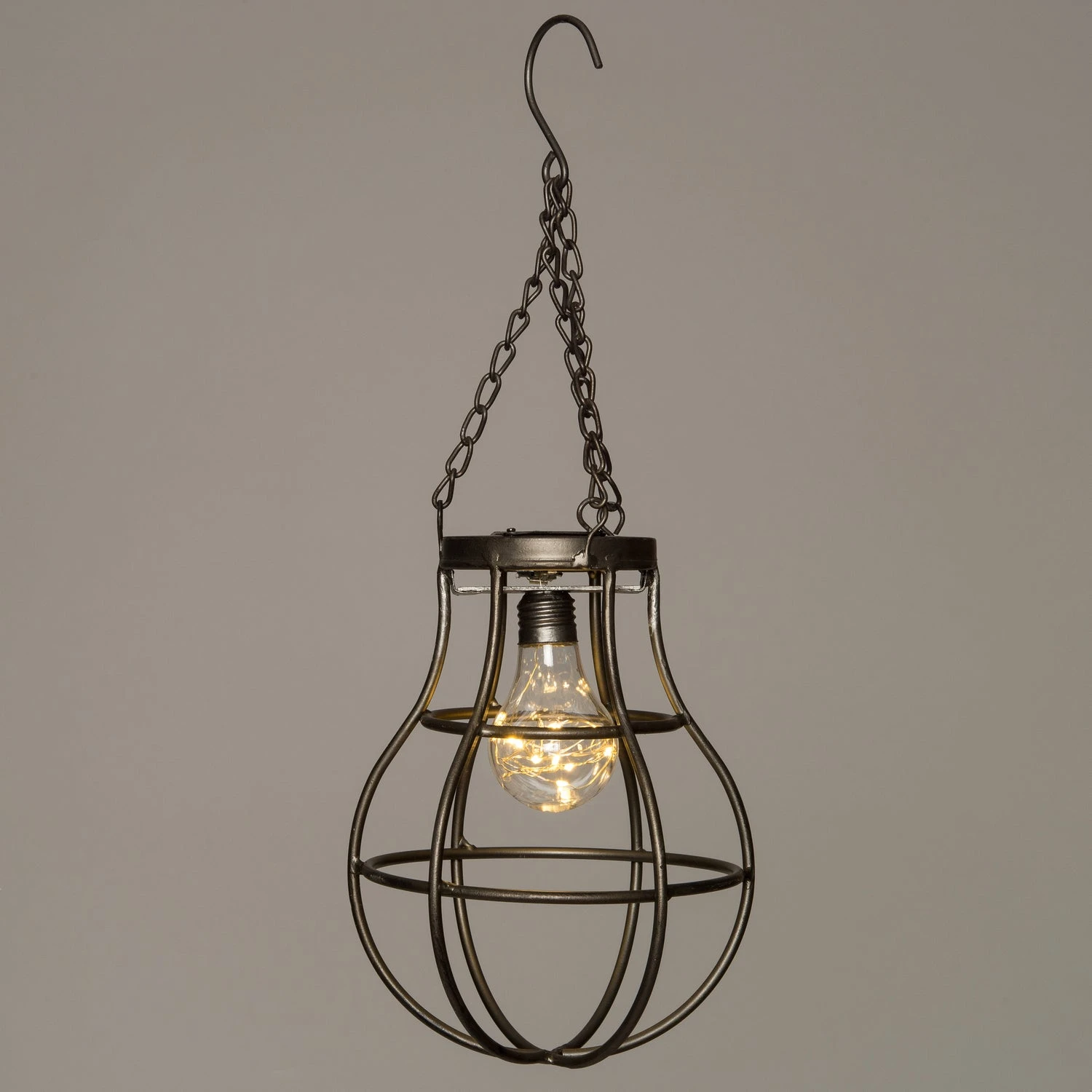 Intratuin LED Hanglamp D 18 H 46 Cm Grijs 2 Intratuin LED Hanglamp D 18 H 46 Cm Grijs - Afbeelding 2