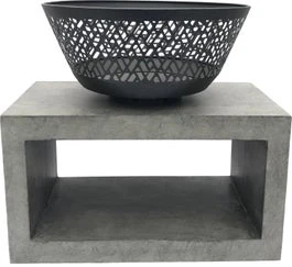 Intratuin Vuurtafel Raymond Grijs / Zwart 64 X 50 X 58 Cm