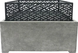 Intratuin Vuurtafel Raymond Grijs / Zwart 55 X 55 X 38 Cm