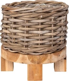 Intratuin Plantenmand Op Voet Kobo Naturel D 38 H 38 Cm 1 Intratuin Plantenmand Op Voet Kobo Naturel D 38 H 38 Cm